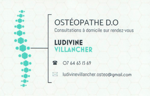 carte visite Villancher